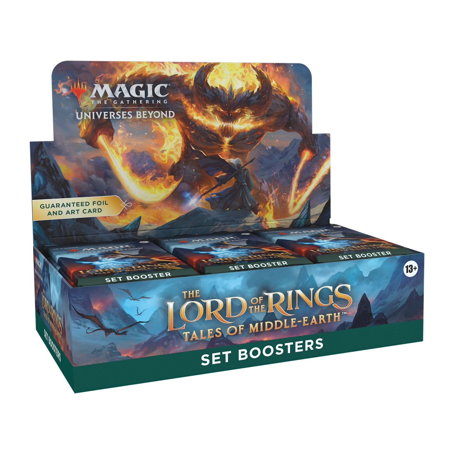 The Lord of the Rings: Tales of Middle-earth Set Booster Display