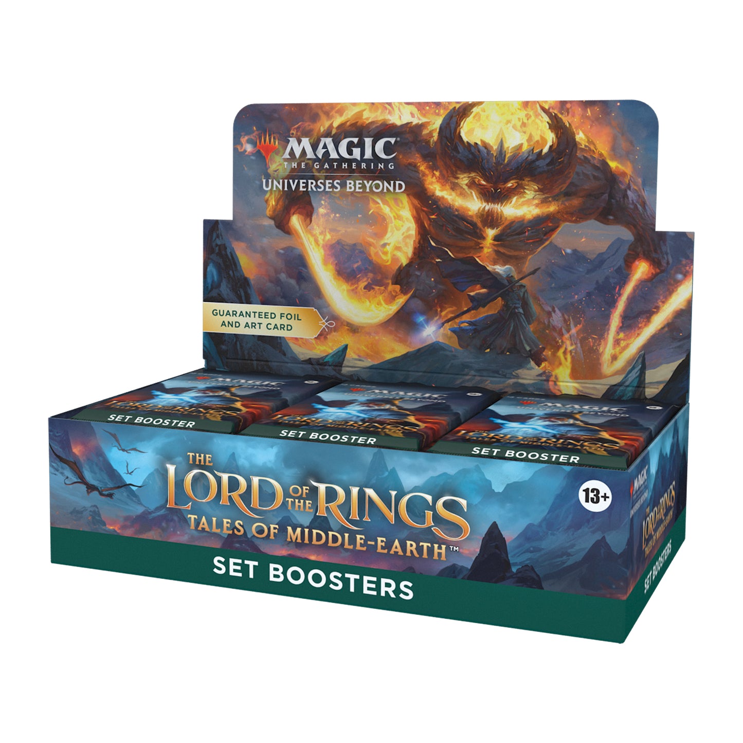 The Lord of the Rings: Tales of Middle-earth Set Booster Display